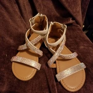 Girls sparkly sandals - NEW